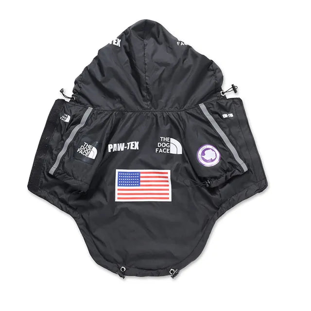 Dog Raincoat Windbreaker Hoodie