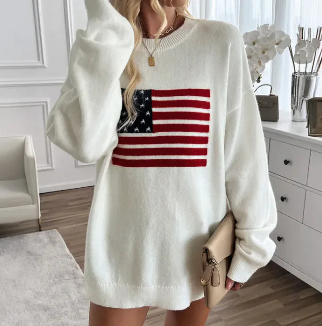 Loose Yarn-Dyed USA Long Sleeve