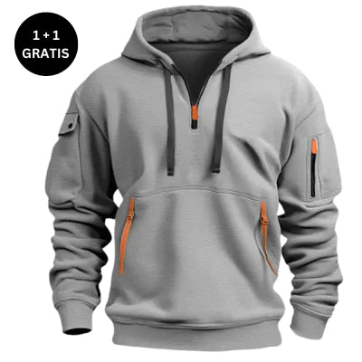 Cotton Dropped Shoulder Hoodie