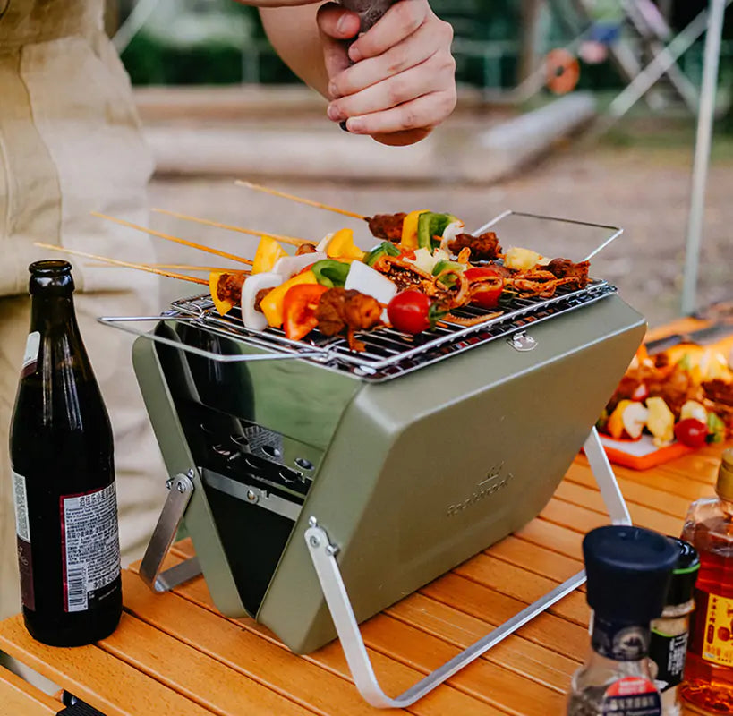 Portable Camping Folding Stainless Steel Grill