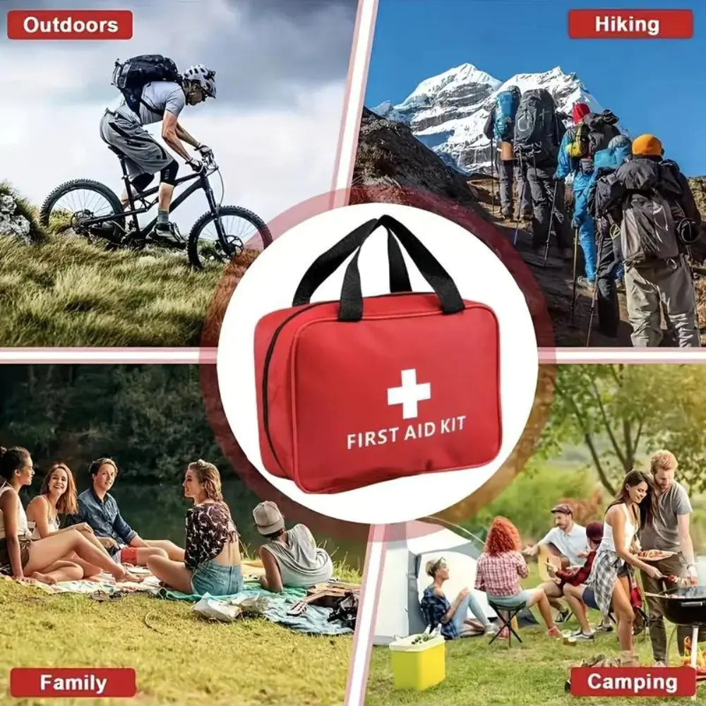 173pcs Large First Aid Kit: Hunting, Hiking, Camping And More!