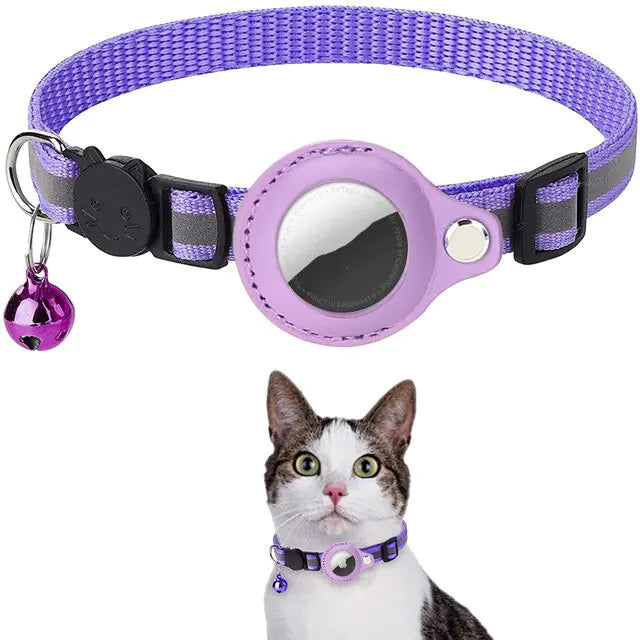 Adjustable Cat Collar for Apple Airtag