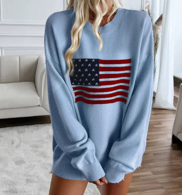 Loose Yarn-Dyed USA Long Sleeve