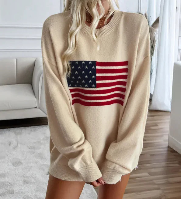 Loose Yarn-Dyed USA Long Sleeve