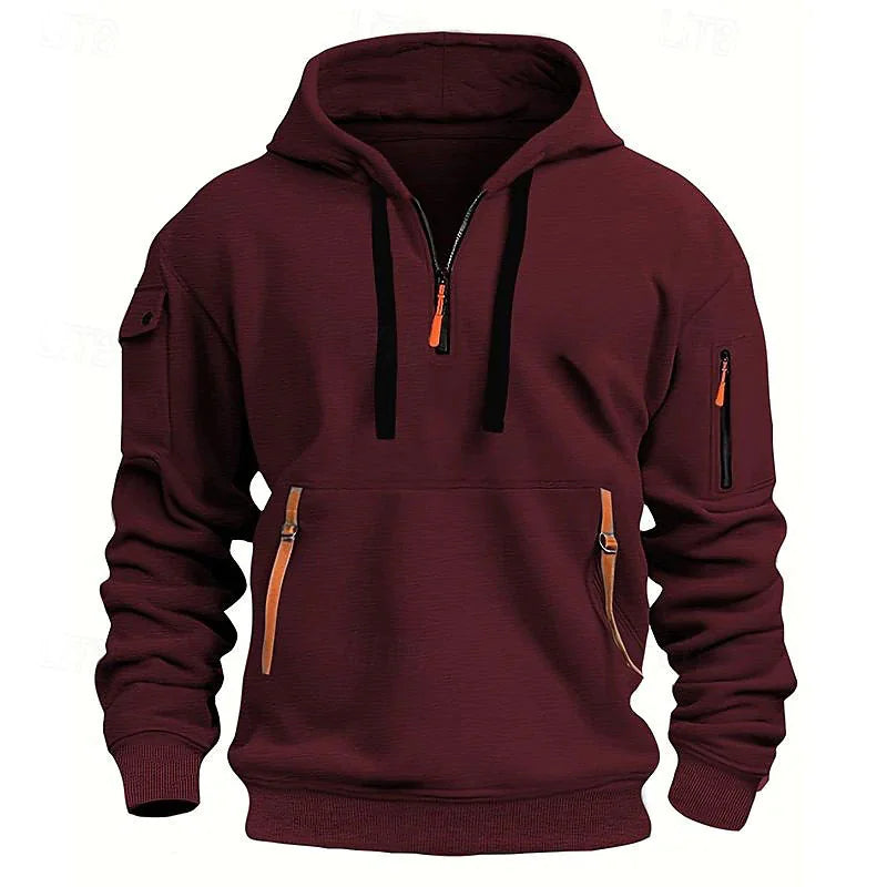 Cotton Dropped Shoulder Hoodie