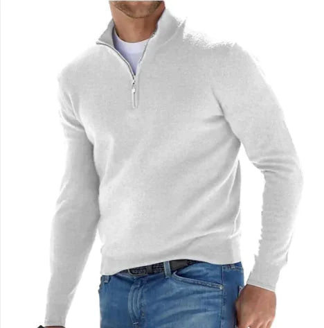 Men's Long-Sleeved Quarter Zip