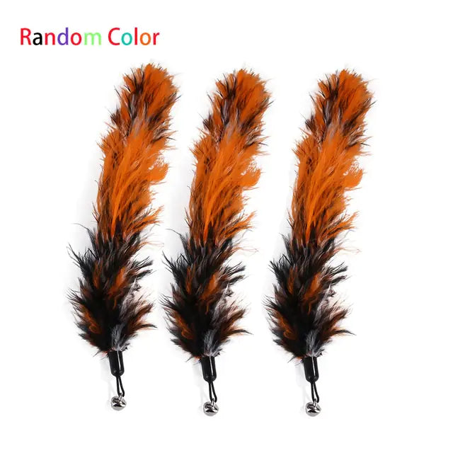 Feather and Ball Cat Toys (5 or 10 Piece)