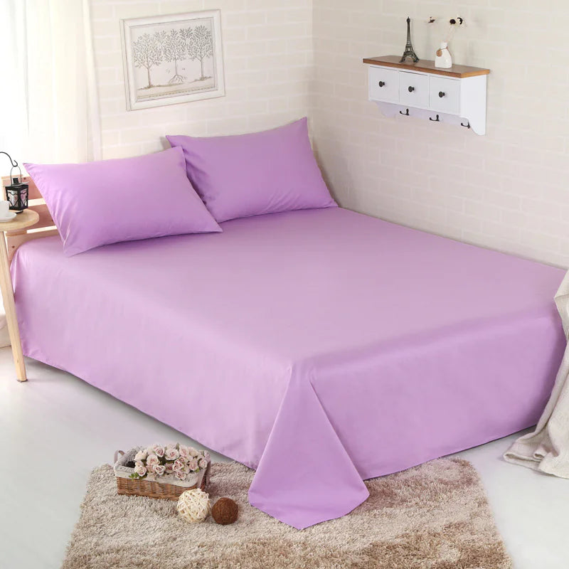 Cotton Single-Piece Sheets