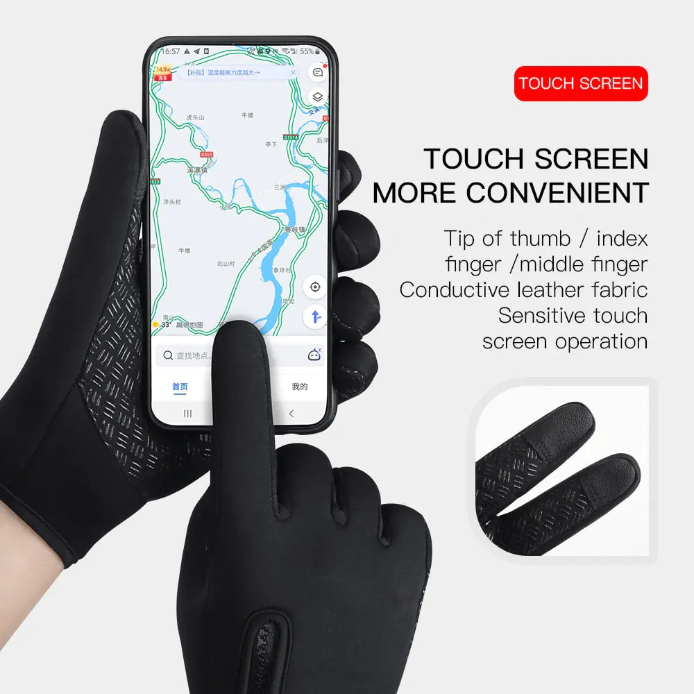 Unisex Touchscreen Thermal Gloves