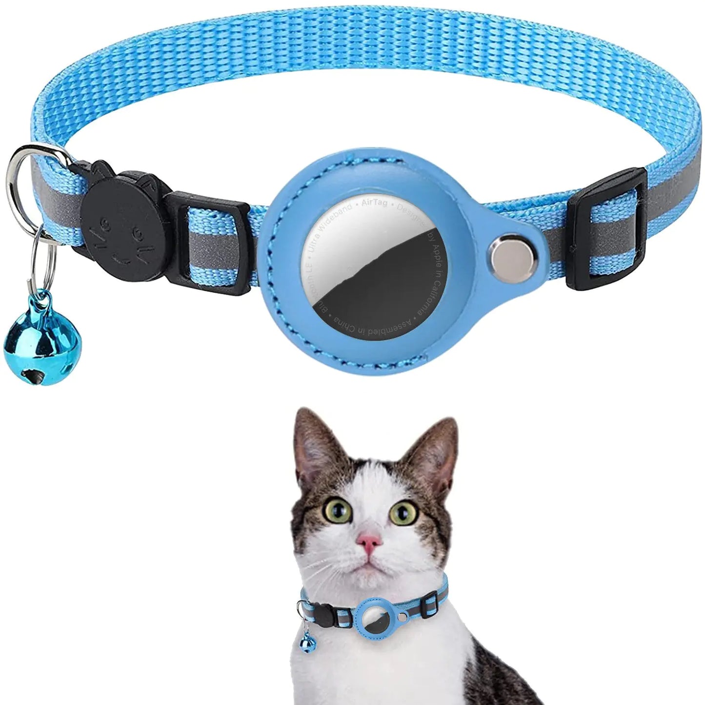 Adjustable Cat Collar for Apple Airtag