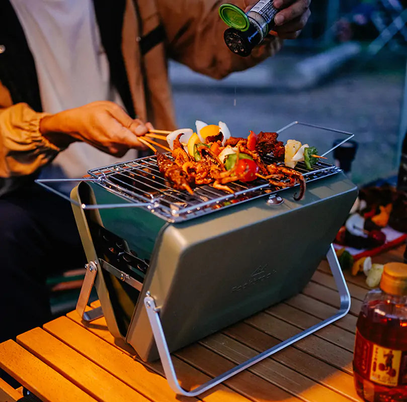 Portable Camping Folding Stainless Steel Grill