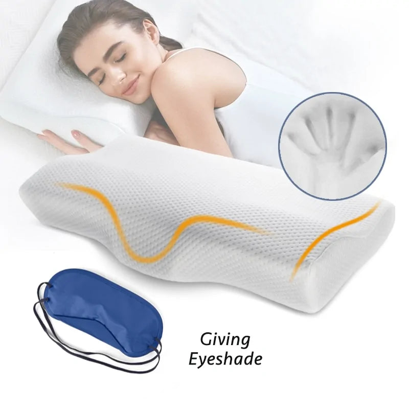 Memory Foam Bed Orthopedic Neck Pillow